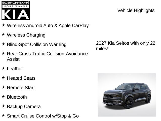 2027 Kia Seltos X-Line S