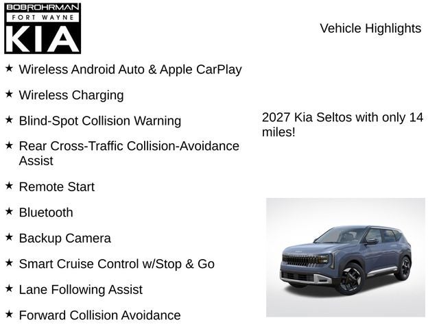 2027 Kia Seltos S