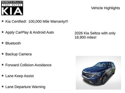 2026 Kia Seltos LX