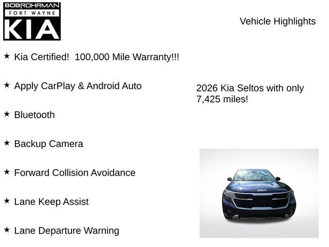 2026 Kia Seltos LX