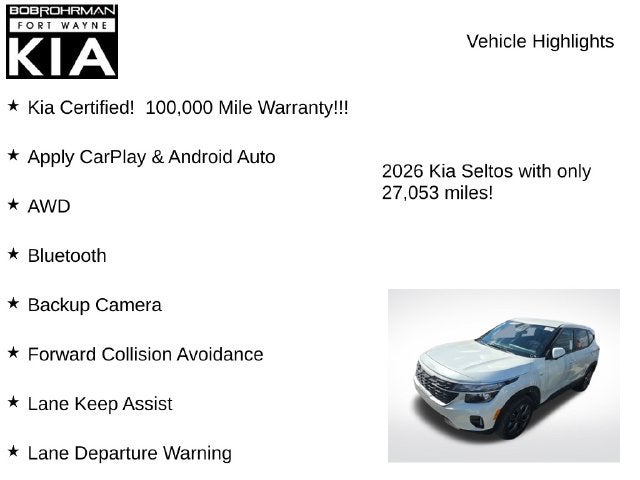 2026 Kia Seltos LX