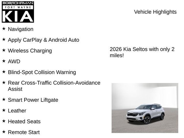 2026 Kia Seltos EX