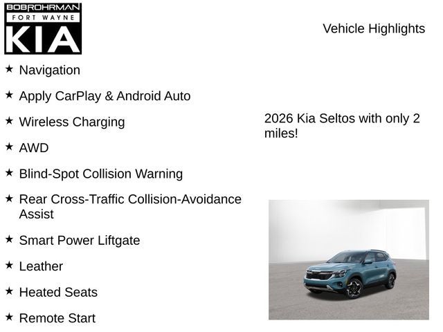 2026 Kia Seltos EX