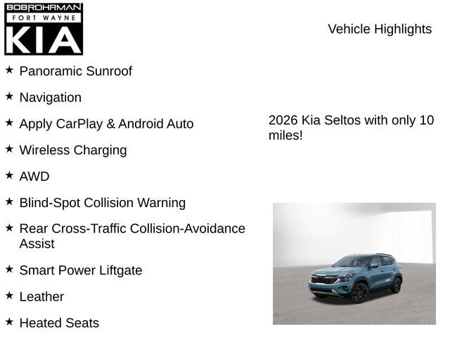 2026 Kia Seltos EX