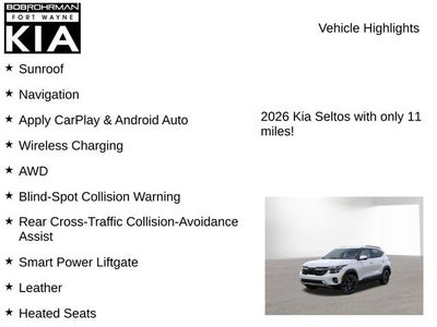 2026 Kia Seltos EX