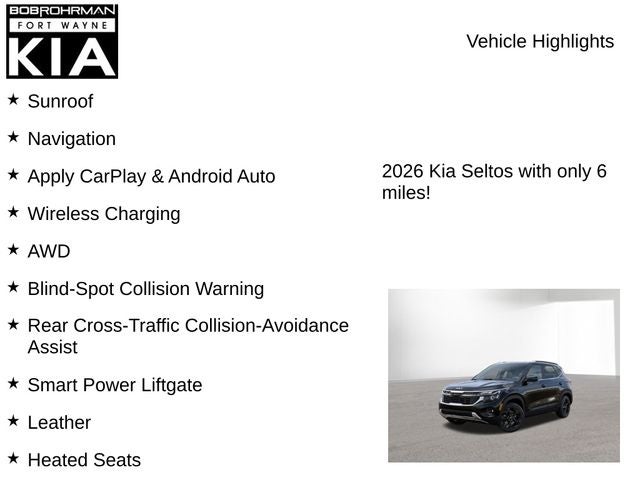 2026 Kia Seltos EX