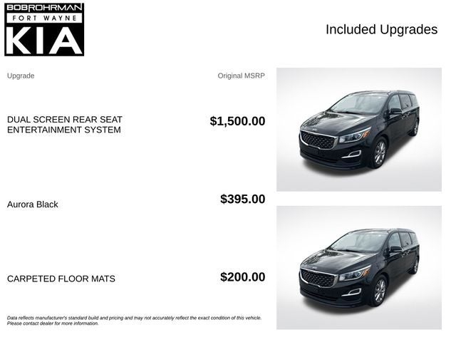 2020 Kia Sedona EX