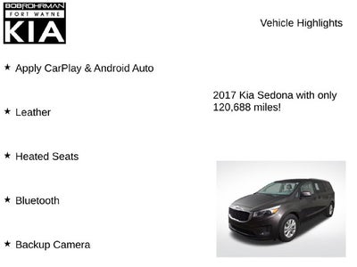 2017 Kia Sedona LX