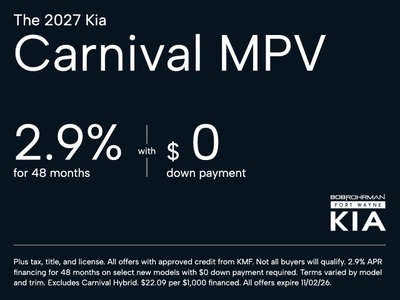 2027 Kia Carnival LXS