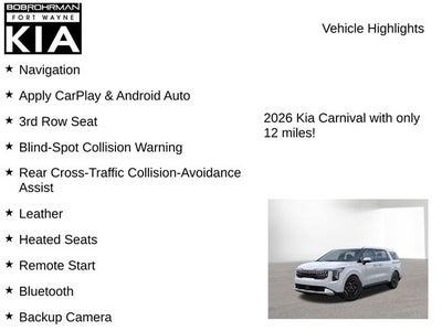 2026 Kia Carnival LXS