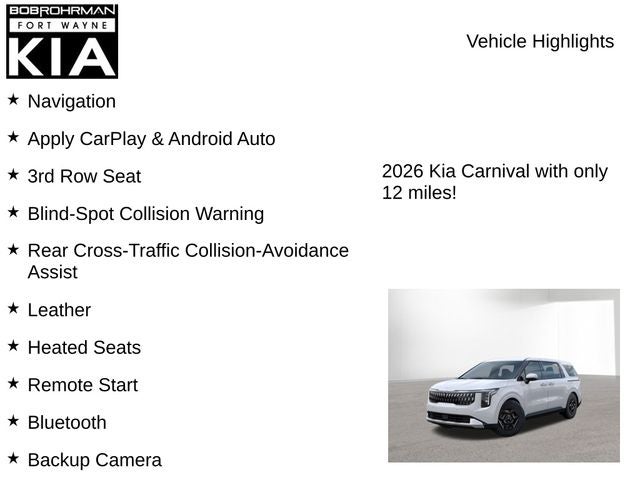2026 Kia Carnival LXS
