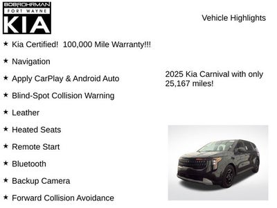 2025 Kia Carnival LXS