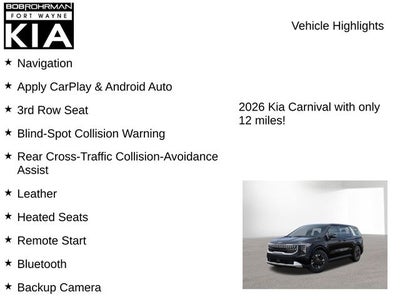 2026 Kia Carnival Hybrid LXS