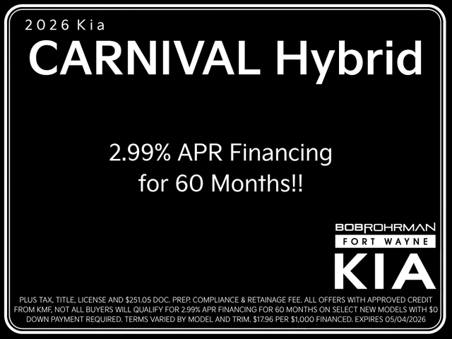 2026 Kia Carnival Hybrid LXS