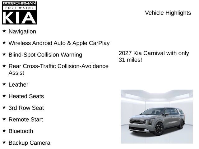2027 Kia Carnival Hybrid LXS