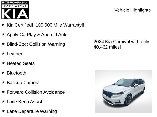 2024 Kia Carnival EX