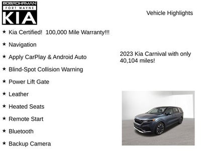 2023 Kia Carnival EX