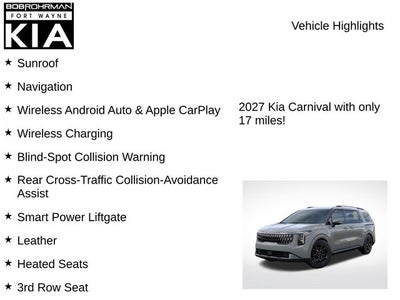 2027 Kia Carnival EX