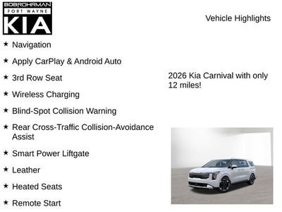 2026 Kia Carnival EX