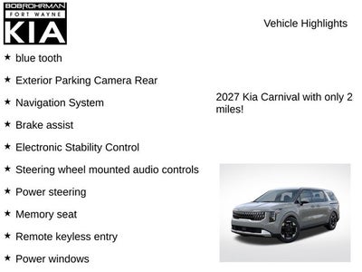 2027 Kia Carnival EX