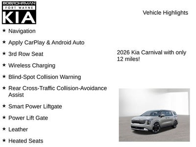 2026 Kia Carnival EX