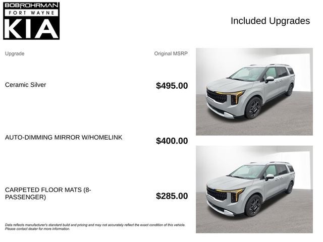 2026 Kia Carnival Hybrid EX
