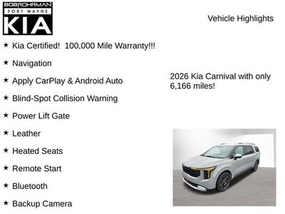 2026 Kia Carnival Hybrid EX