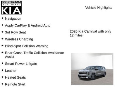 2026 Kia Carnival Hybrid EX