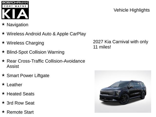 2027 Kia Carnival Hybrid EX
