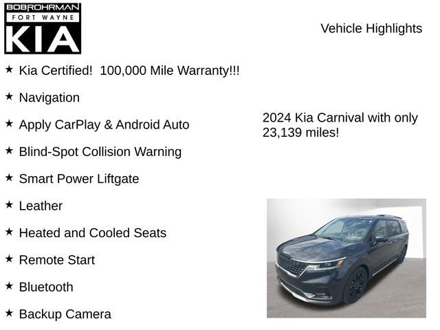 2024 Kia Carnival SX