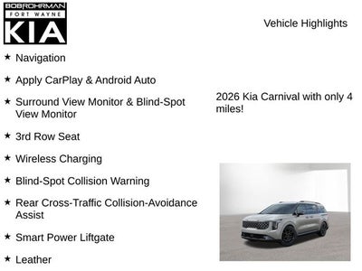 2026 Kia Carnival SX Prestige