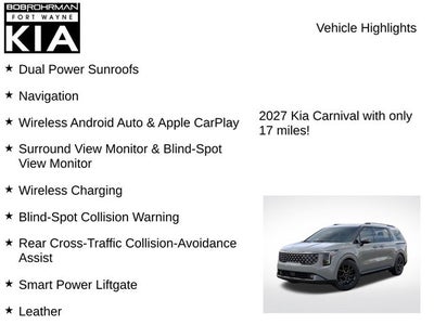 2027 Kia Carnival SX Prestige