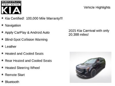 2025 Kia Carnival Hybrid SX Prestige