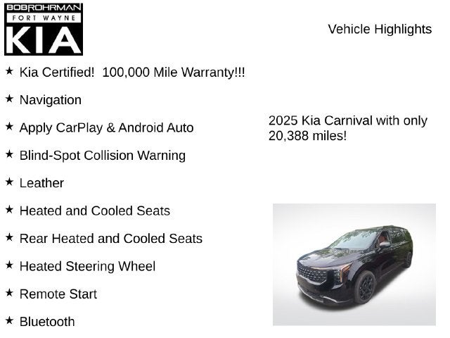 2025 Kia Carnival Hybrid SX Prestige