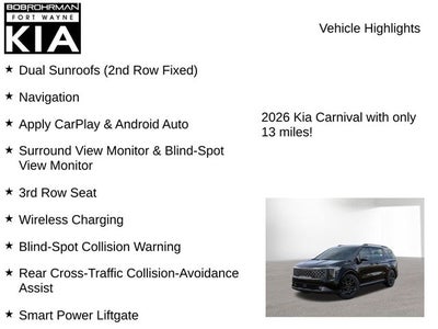 2026 Kia Carnival Hybrid SX Prestige