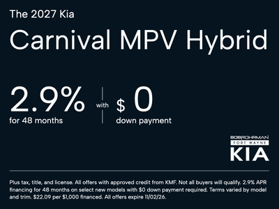 2027 Kia Carnival Hybrid SX