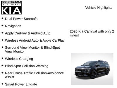 2026 Kia Carnival Hybrid SX Prestige