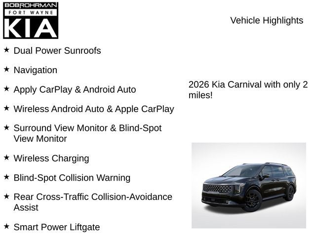 2026 Kia Carnival Hybrid SX Prestige