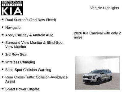 2026 Kia Carnival Hybrid SX Prestige