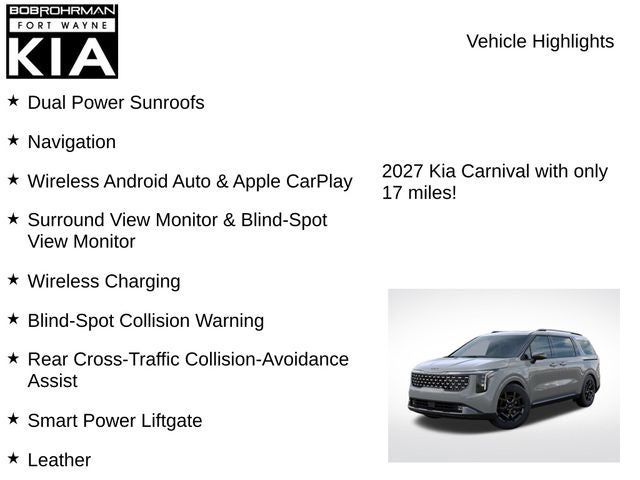 2027 Kia Carnival Hybrid SX