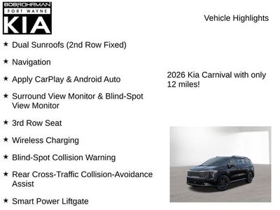 2026 Kia Carnival Hybrid SX Prestige