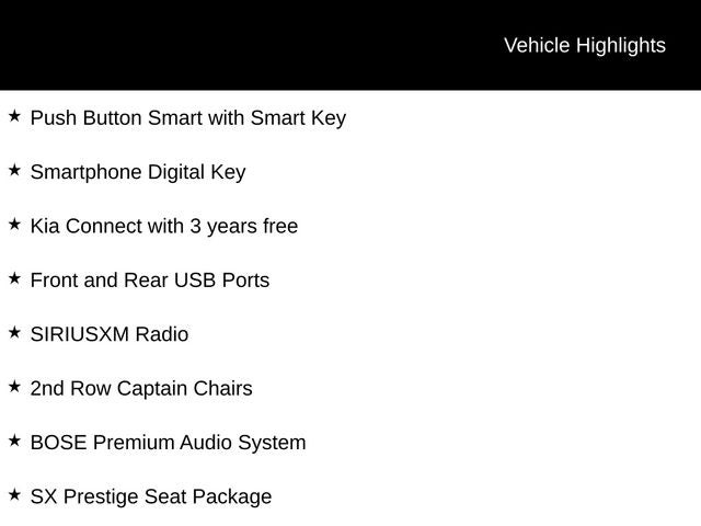 2026 Kia Carnival Hybrid SX Prestige