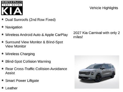 2027 Kia Carnival Hybrid SX