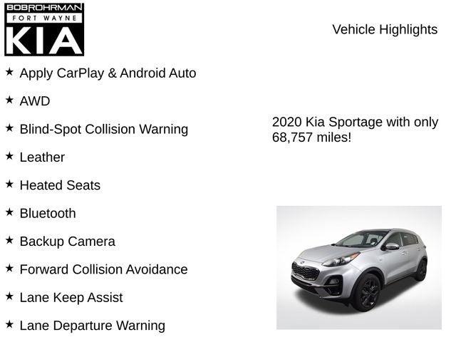 2020 Kia Sportage S