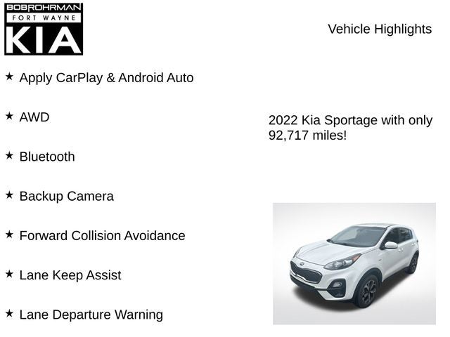 2022 Kia Sportage LX