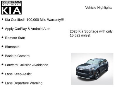 2026 Kia Sportage Hybrid LX