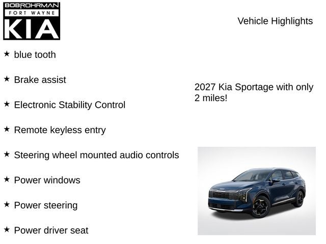 2027 Kia Sportage Hybrid EX