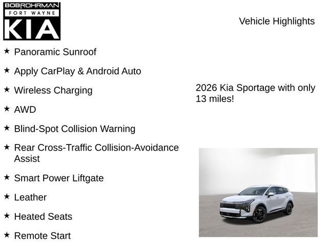 2026 Kia Sportage Hybrid EX