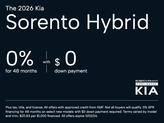 2026 Kia Sorento Hybrid EX