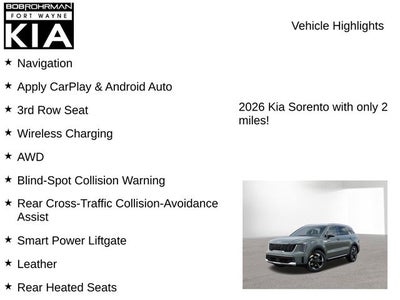 2026 Kia Sorento Hybrid EX